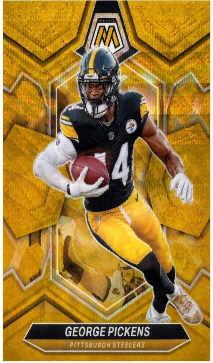 2024 Panini Mosaic Football Gold Wave George Pickens #186