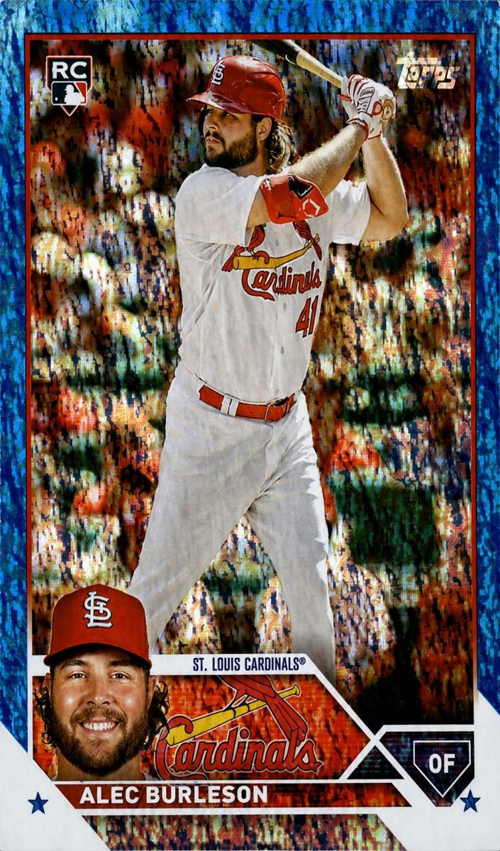 2023 Topps Baseball Blue Foil Alec Burleson #622