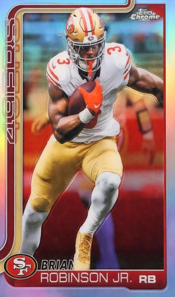 2025 Topps Chrome Football Refractor Brian Robinson Jr. #296