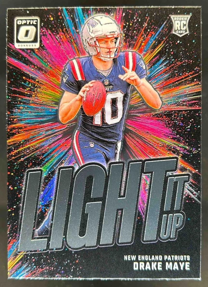 2024 Donruss Optic Football Drake Maye #7 SGC 10