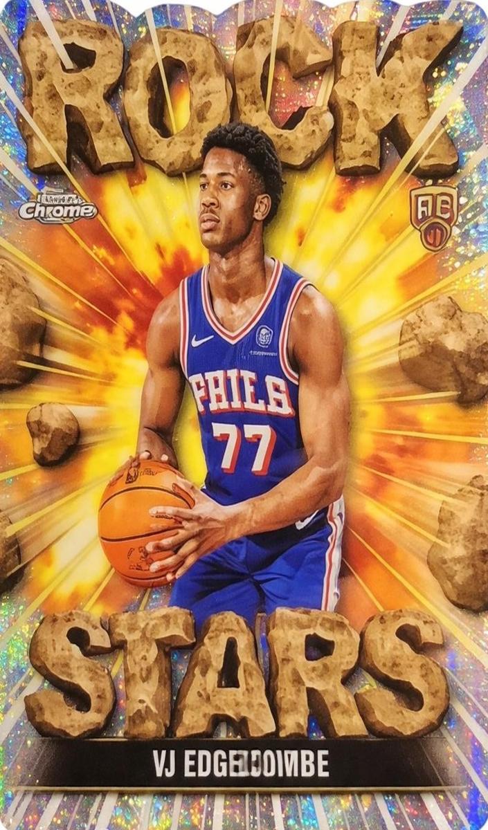 2025 Topps Chrome Basketball VJ Edgecombe #RS-18 PSA 10