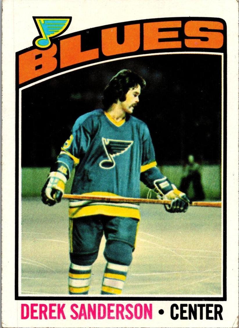 1976 Topps Hockey Derek Sanderson #20