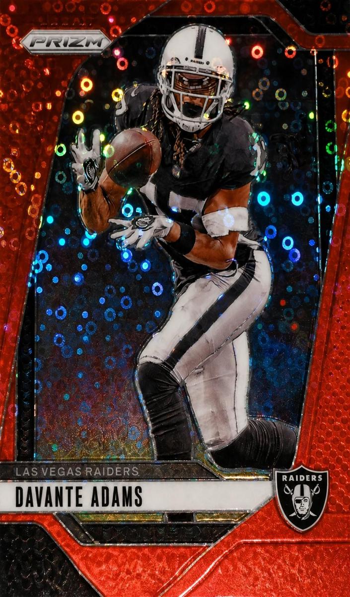 2024 Panini Prizm Football No Huddle Red Davante Adams #150