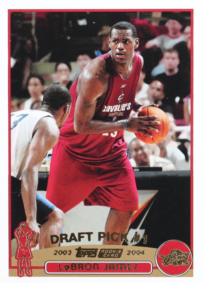 2003 Topps Collection Basketball Lebron James #221 PSA 9