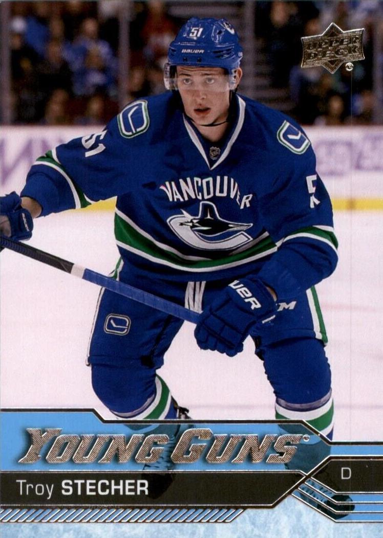 2016 Upper Deck Hockey Troy Stecher #475 PSA 10