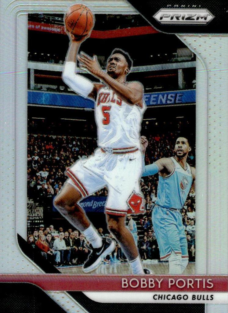 2018 Panini Prizm Basketball Prizms Silver Bobby Portis #140 PSA 9
