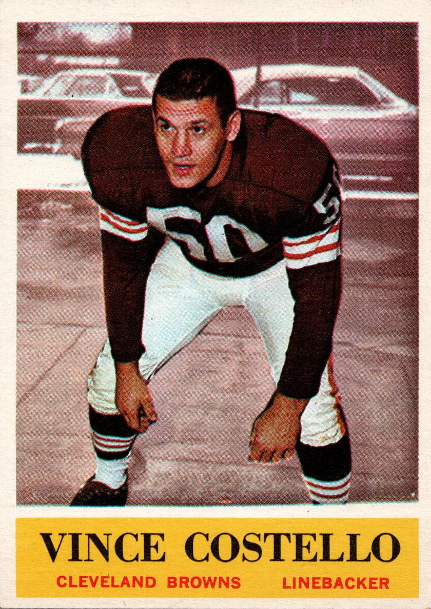 1964 Philadelphia Football Vince Costello #32