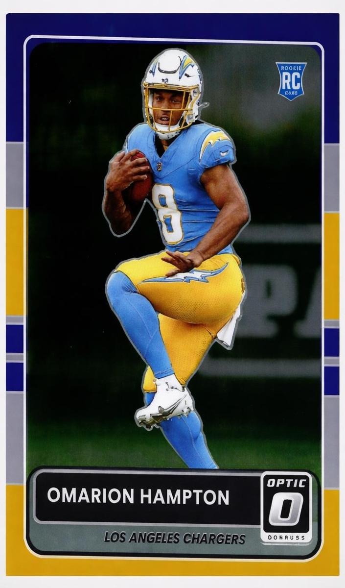 2025 Donruss Optic Football Omarion Hampton #6