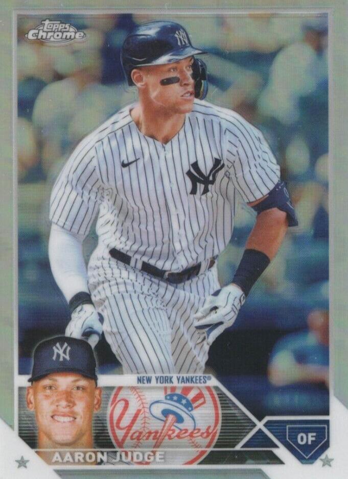 2023 Topps Chrome Baseball Refractor Aaron Judge #62