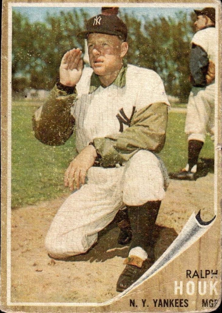 1962 Topps Venezuelan Baseball Ralph Houk #88 SGC 3