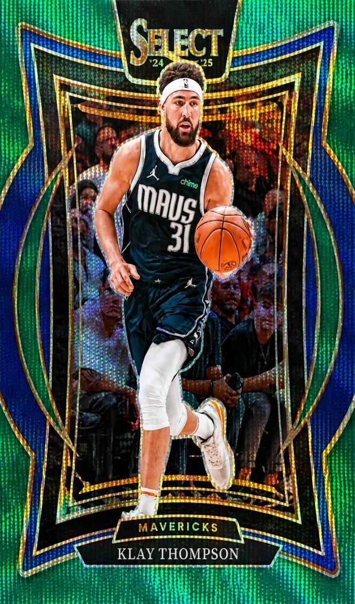 2024 Panini Select Basketball Green Wave Klay Thompson #38