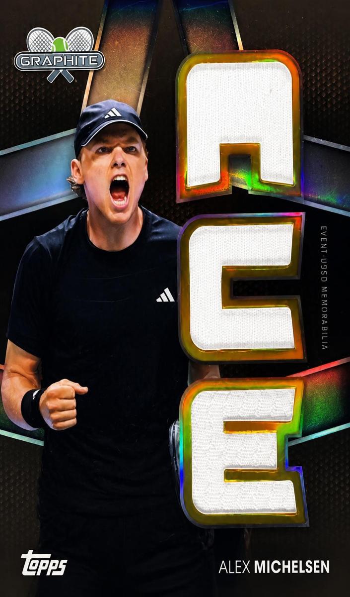 2026 Topps Graphite Tennis Gold Refractor Alex Michelsen #AR-AM