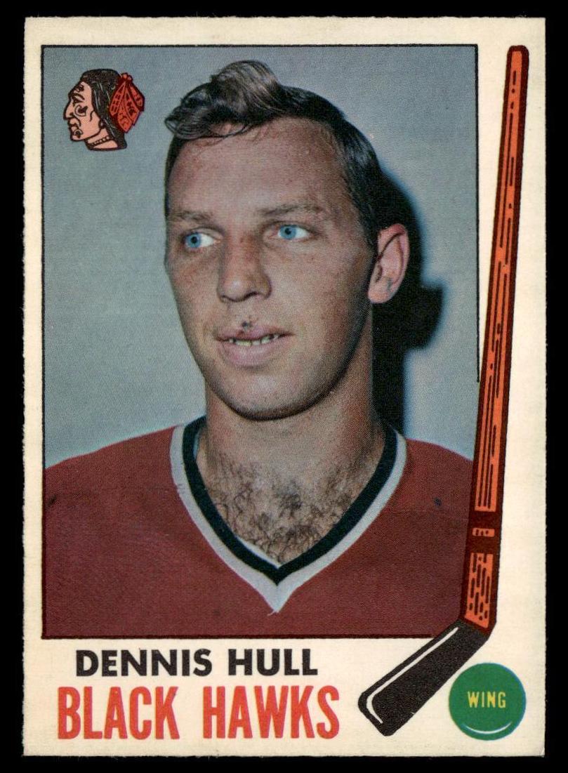 1969 O-Pee-Chee Hockey Dennis Hull #71