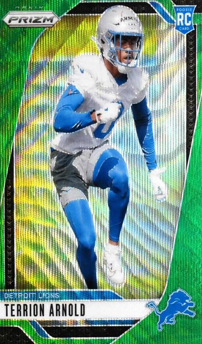 2024 Panini Prizm Football Green Wave Terrion Arnold #389
