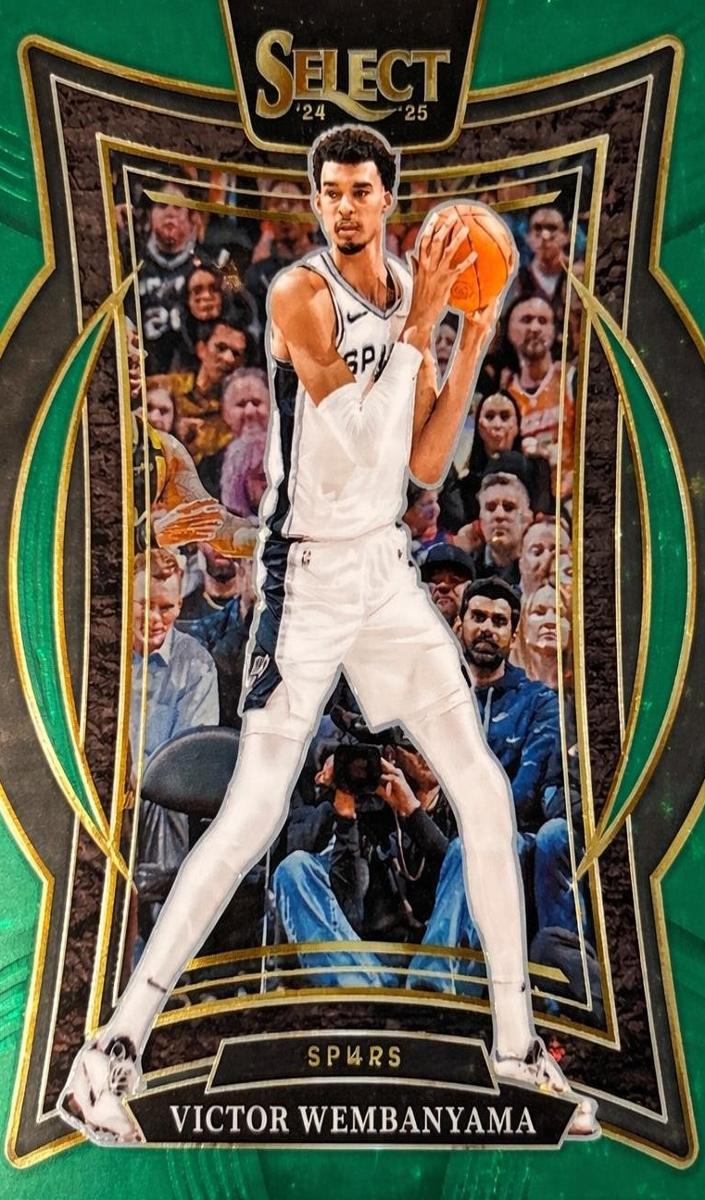 2024 Panini Select Basketball Green Stars Victor Wembanyama #9