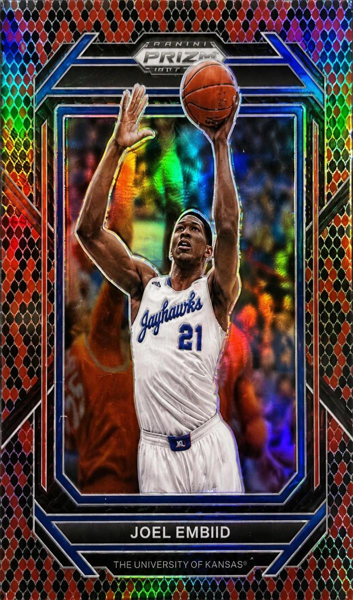 2023 Panini Prizm Draft Picks Basketball Venom Joel Embiid #52 PSA 10
