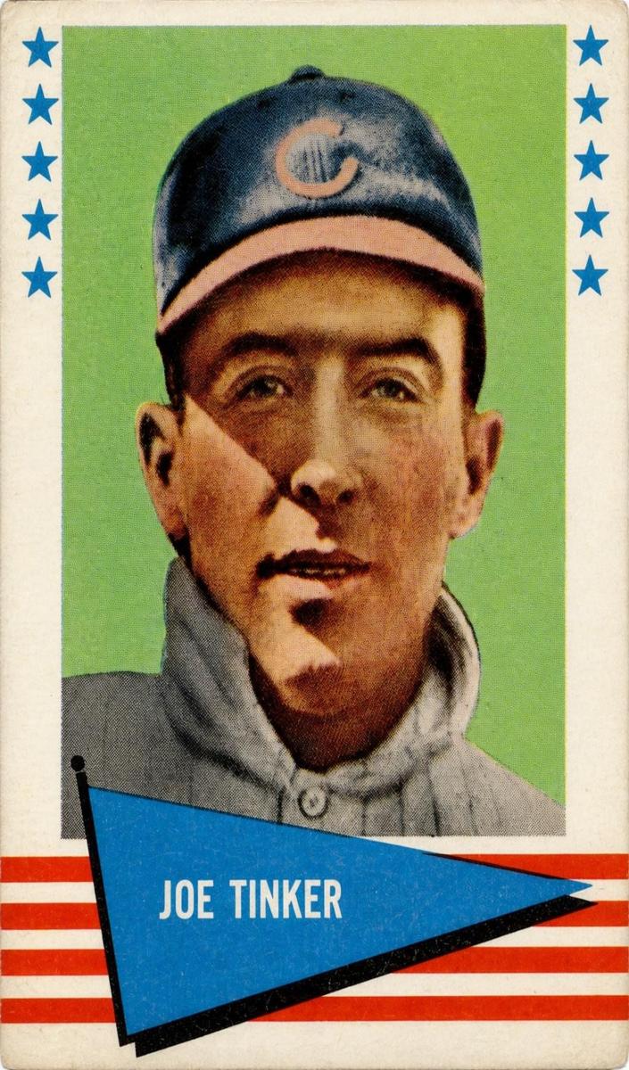 1961 Fleer Baseball Greats F418-3 Joe Tinker #143