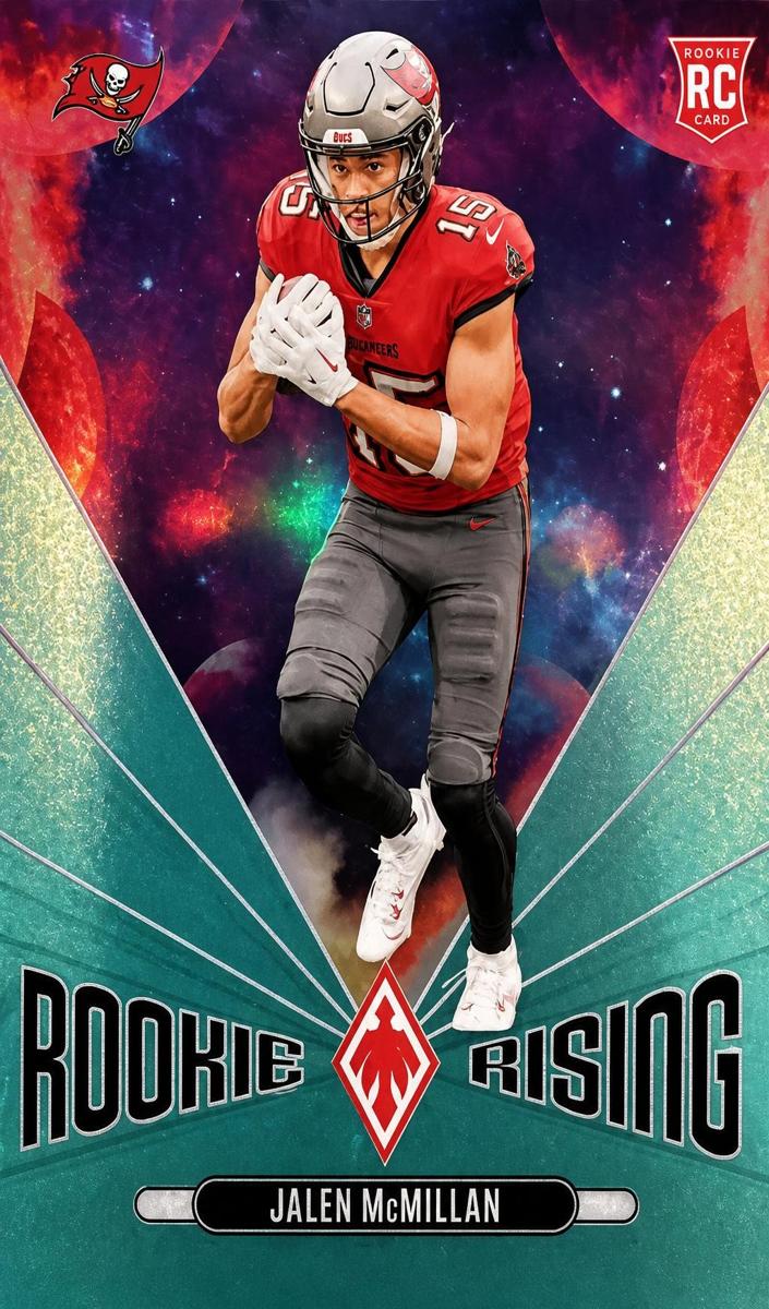 2024 Panini Phoenix Football Teal Jalen McMillan #RR-JMN