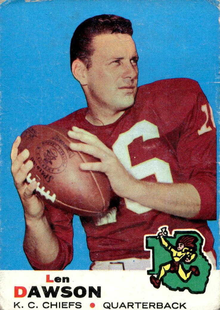 1969 Topps Football Len Dawson #20