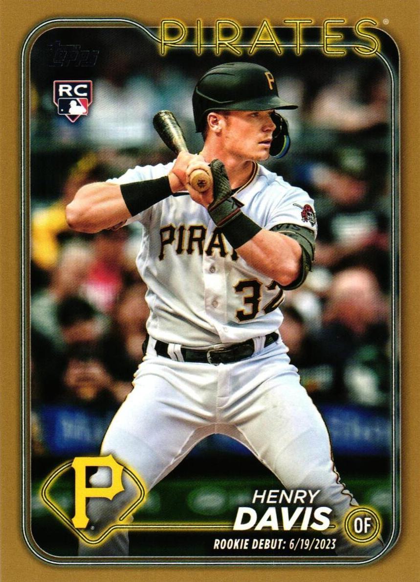 2024 Topps Update Baseball Gold Henry Davis #US162