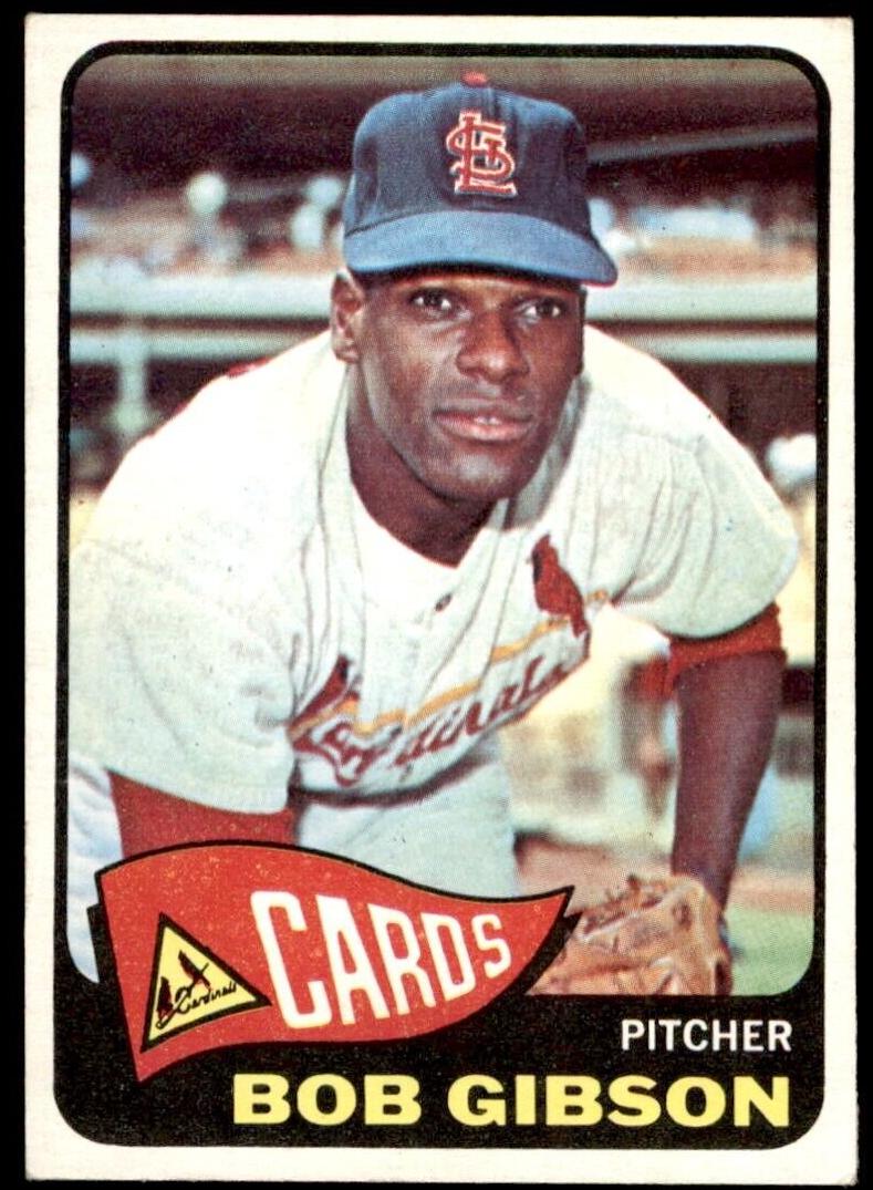 1965 Topps Baseball Bob Gibson #320