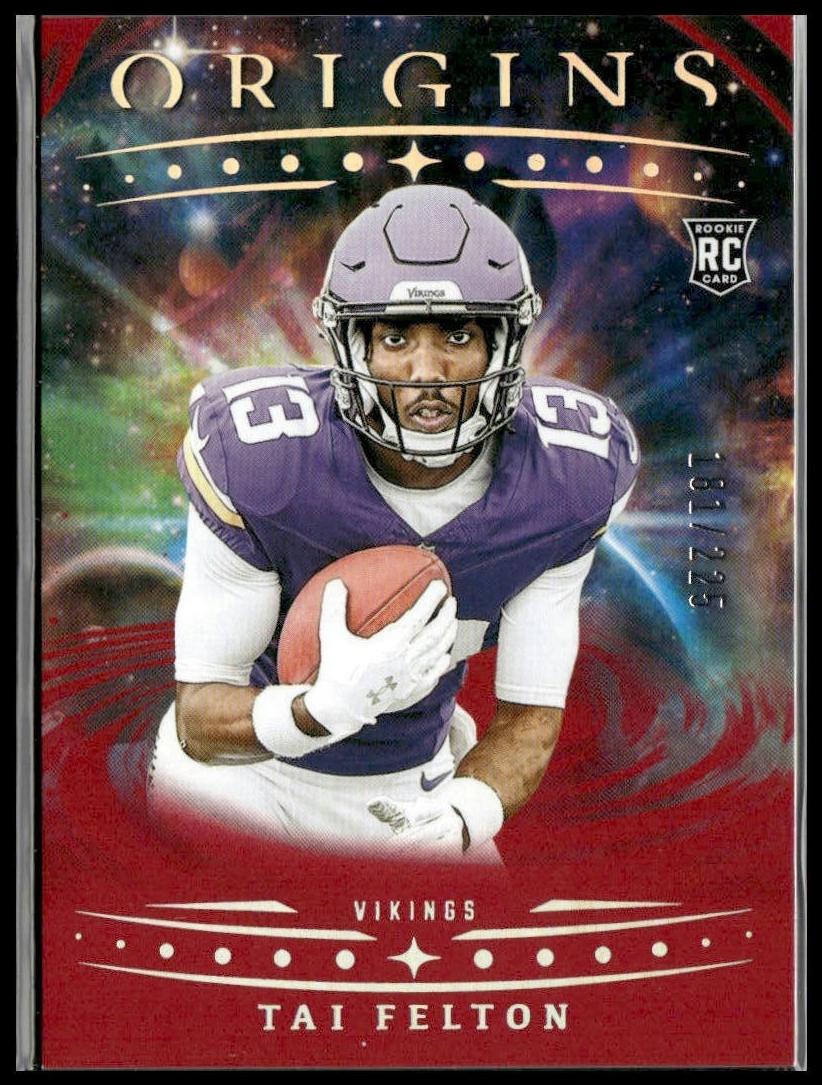 2025 Panini Origins Football Red Tai Felton #114