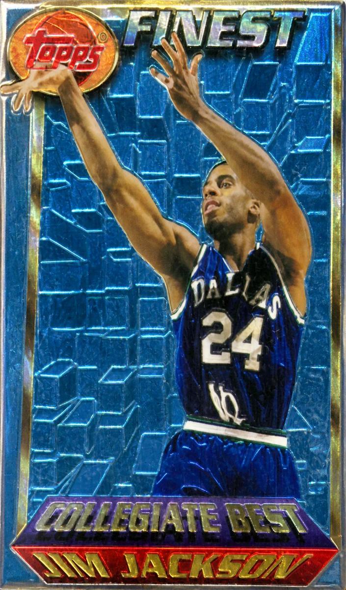 1994 Topps Finest Basketball Jim Jackson #253