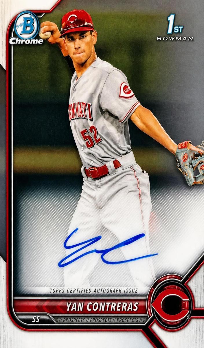 2022 Bowman Chrome Prospects Baseball Yan Contreras #CPA-YC