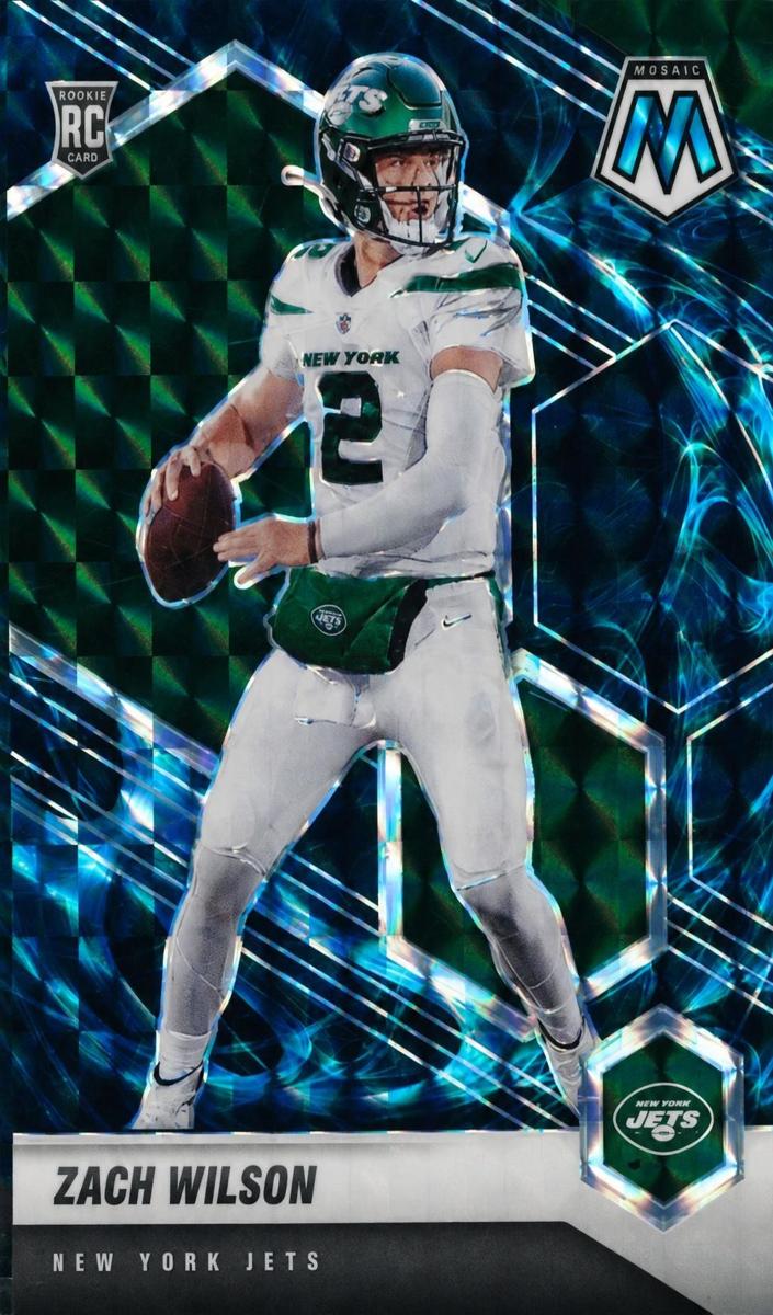2021 Panini Mosaic Football Genesis Zach Wilson #302