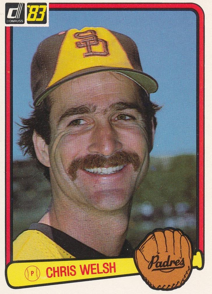 1983 Donruss Baseball Chris Welsh #94 PSA 9