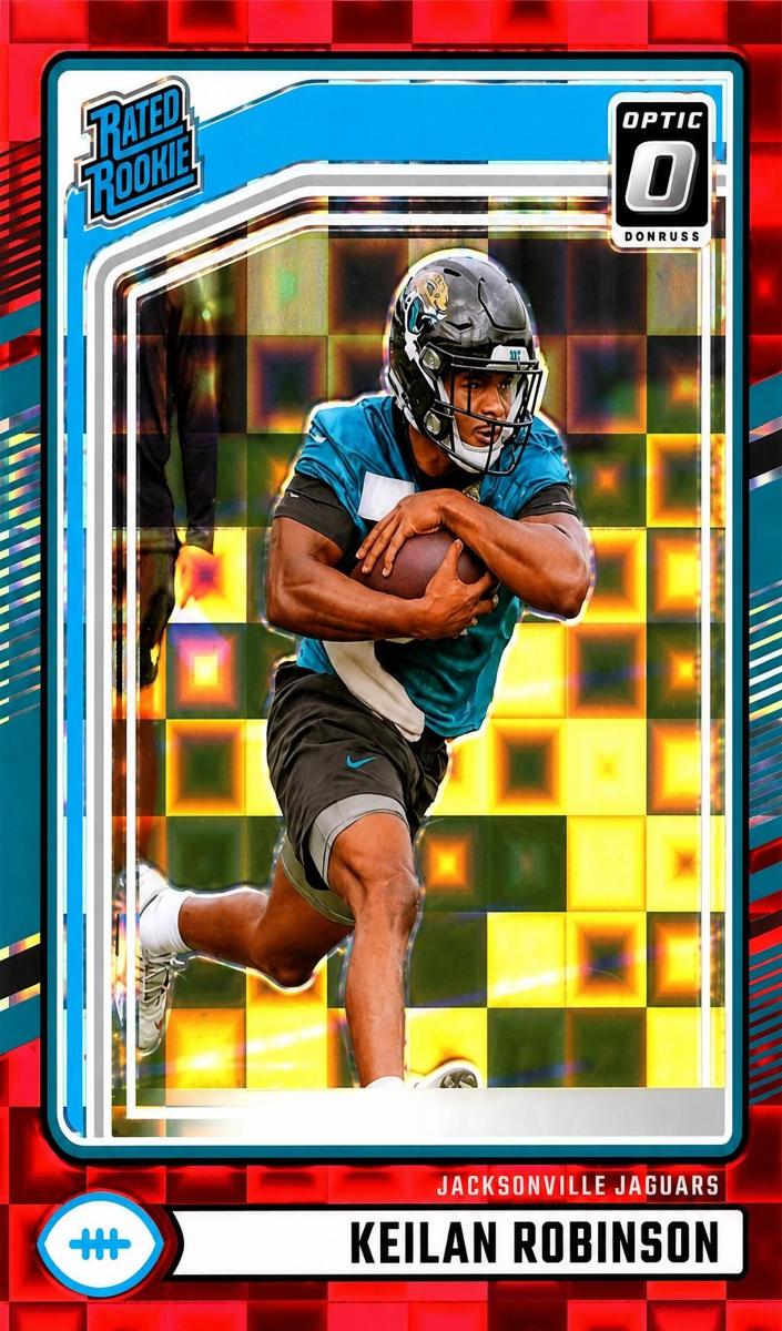 2024 Panini Donruss Football Press Proof Red Keilan Robinson #385