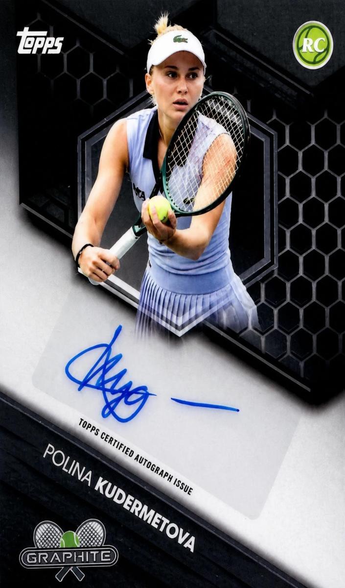 2026 Topps Graphite Tennis Polina Kudermetova #GRS-PKA