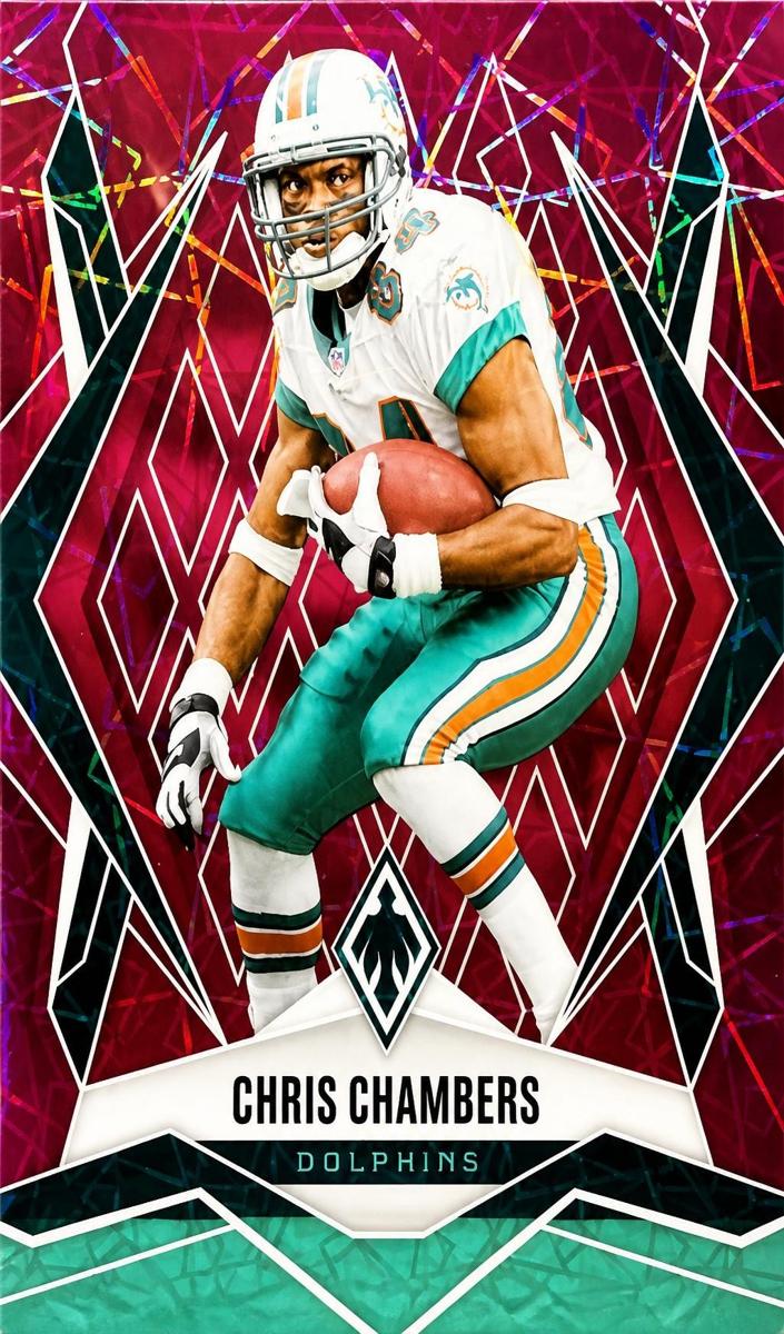 2025 Panini Phoenix Football Pink Lazer Chris Chambers #55