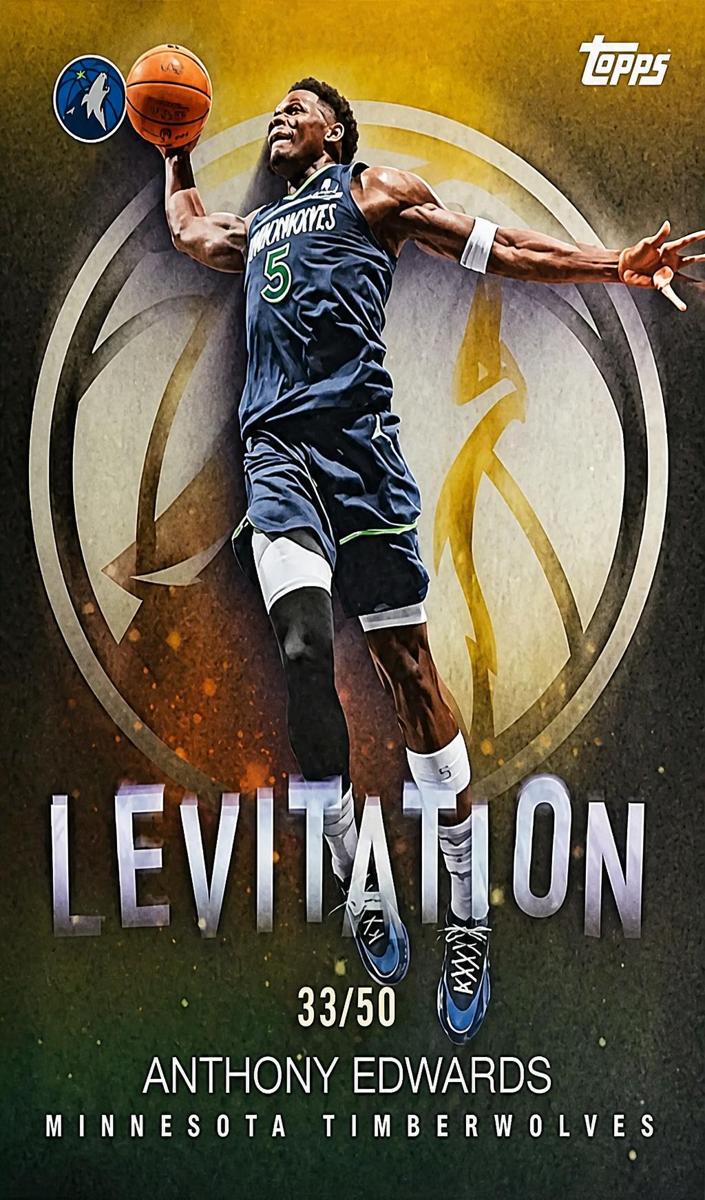 2025 Topps Basketball Gold Rainbow Anthony Edwards #L-2