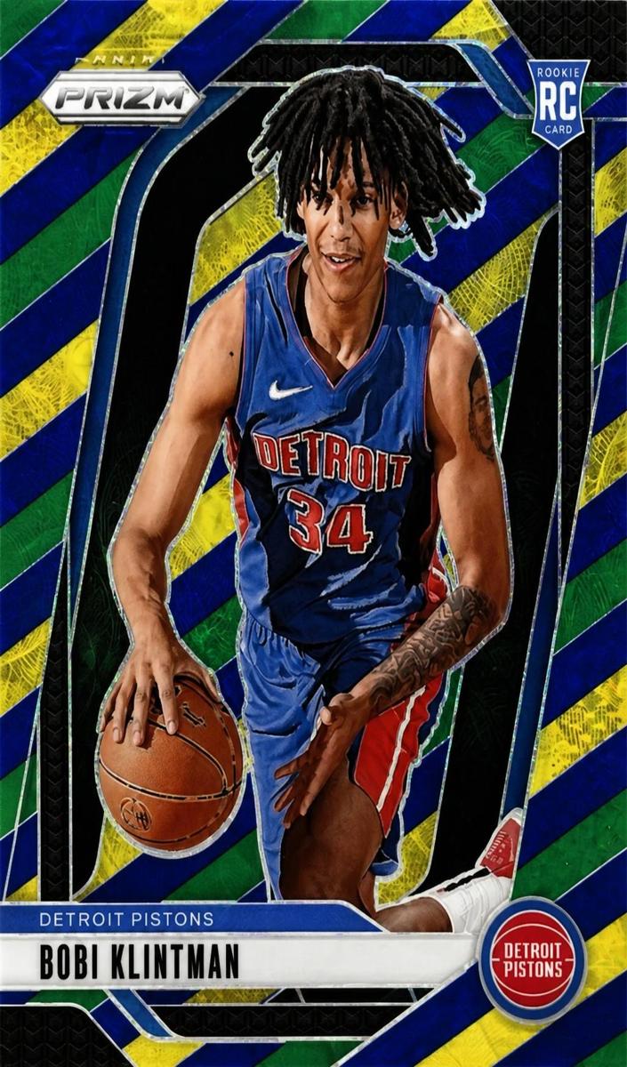 2024 Panini Prizm Basketball Choice Blue Yellow and Green Bobi Klintman #266