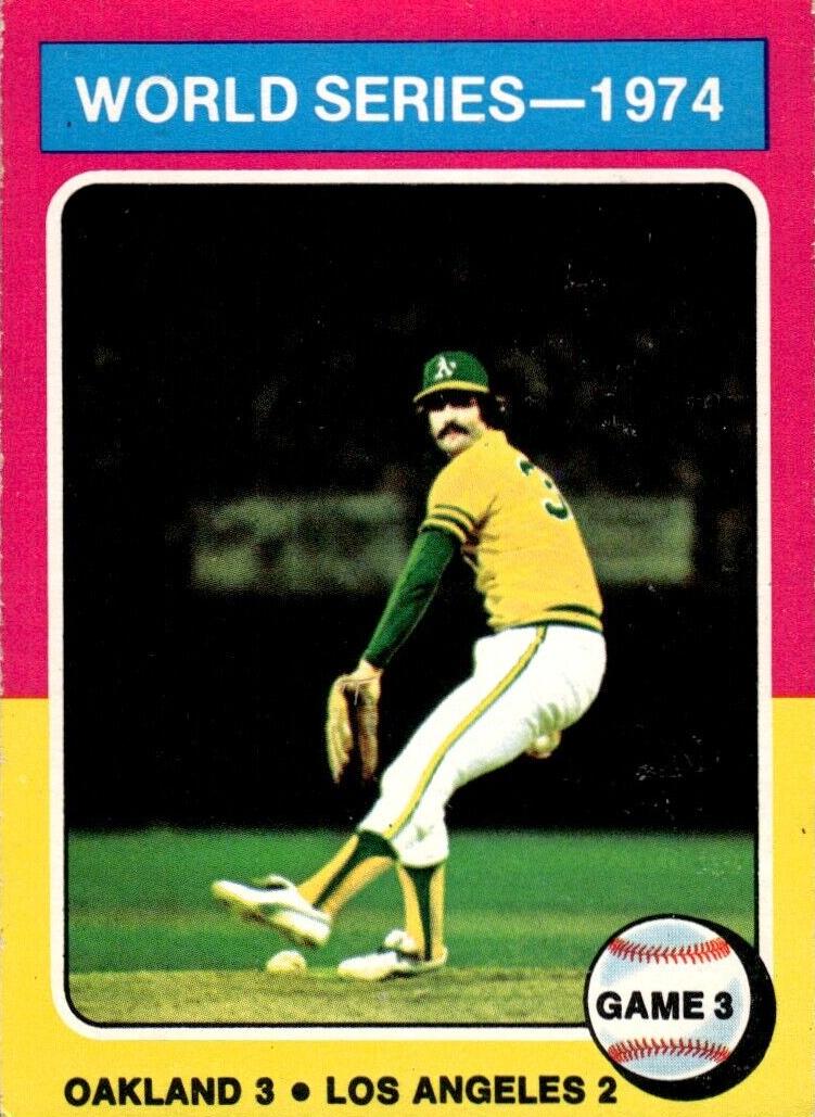 1975 O-Pee-Chee Baseball World Series Game 3 #463