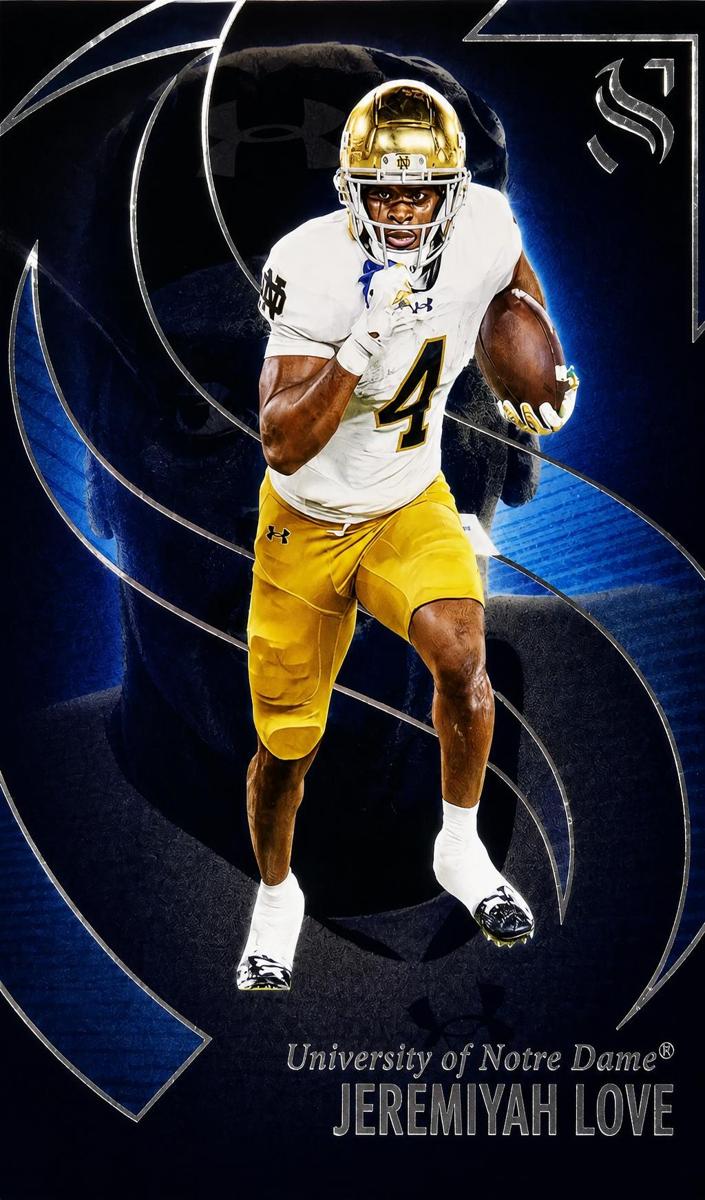 2025 Panini Silhouette Football Jeremiyah Love #11