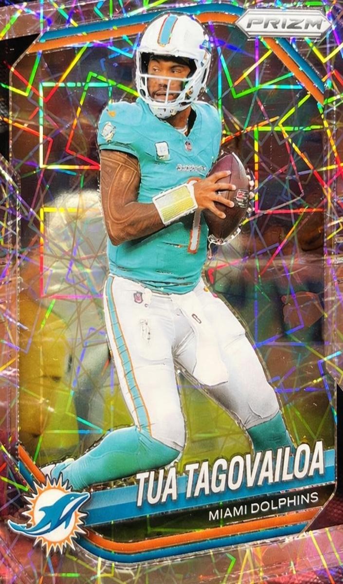 2025 Panini Prizm Football Lazer Tua Tagovailoa #58