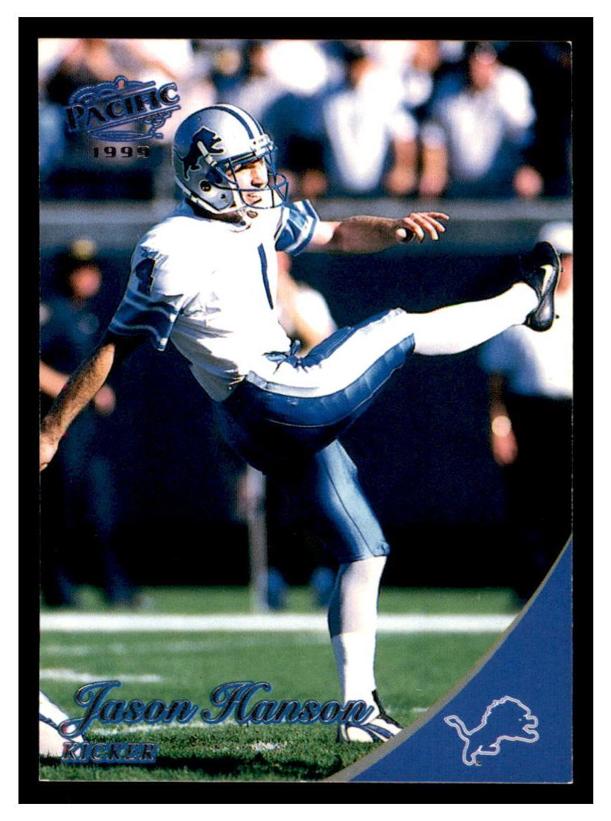 1999 Pacific Football Jason Hanson #138