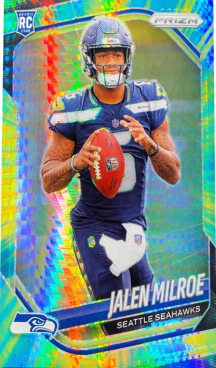 2025 Panini Prizm Football Hyper Jalen Milroe #317 PSA 9
