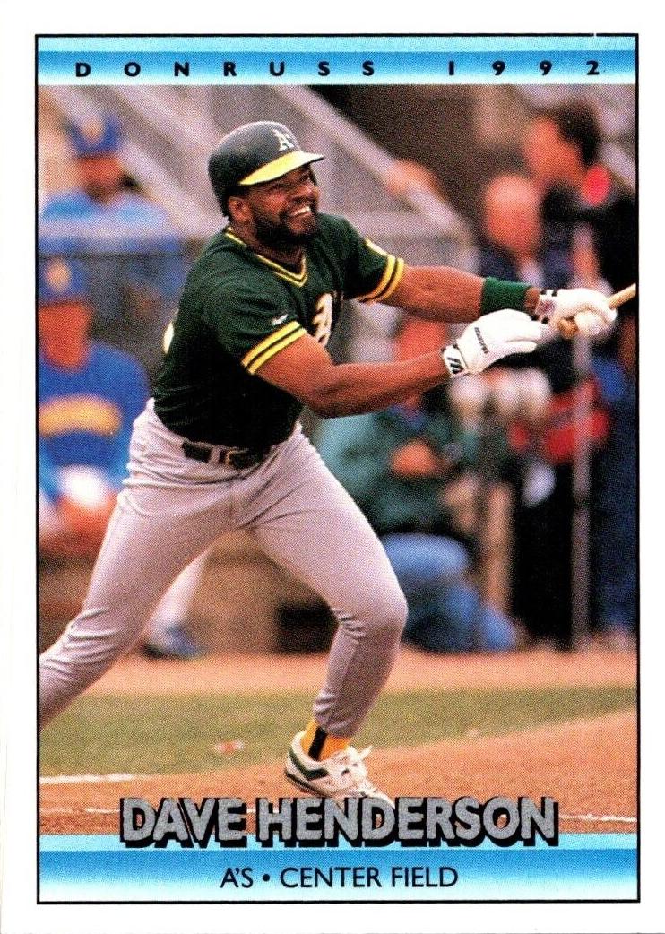 1992 Donruss Baseball Dave Henderson #311