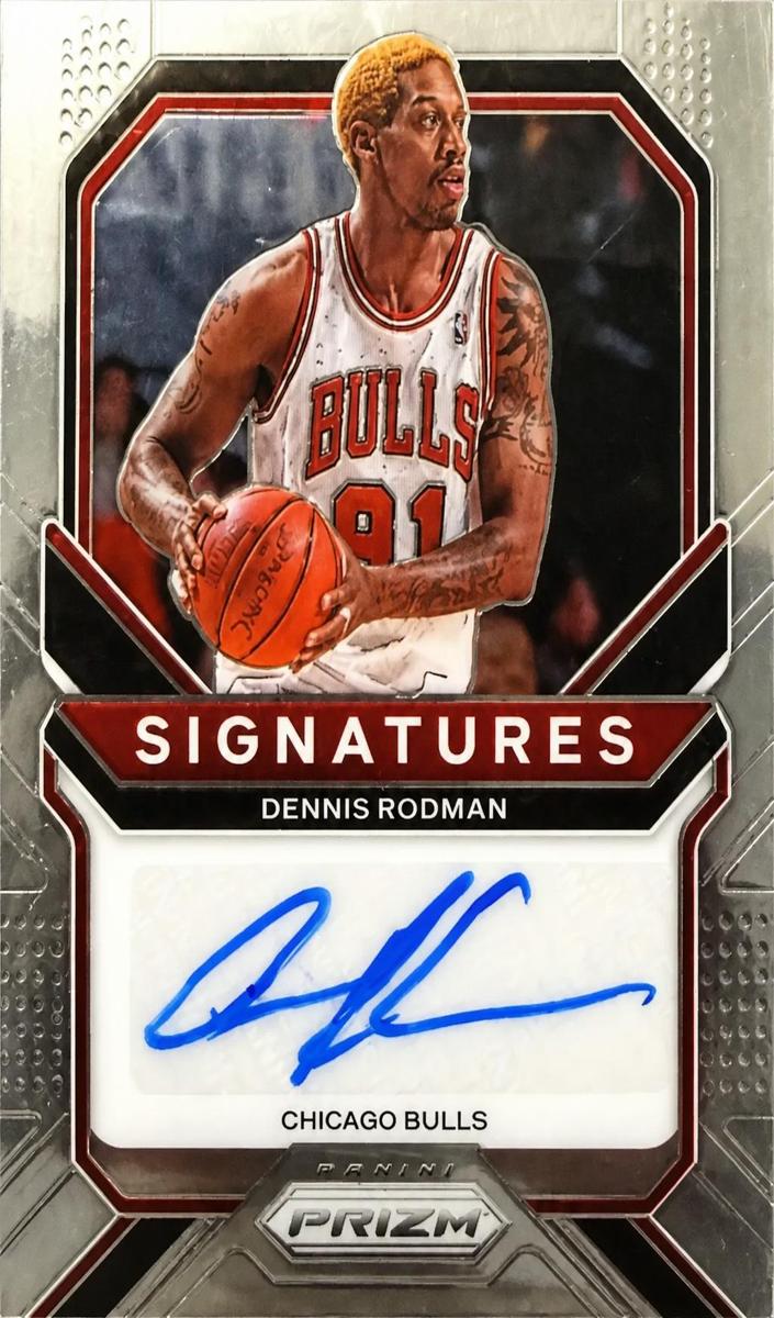 2020 Panini Prizm Basketball Silver Dennis Rodman #SI-DRO PSA 8