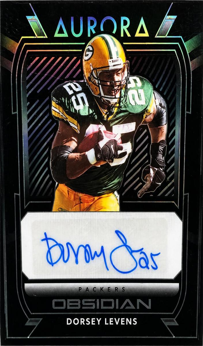 2020 Panini Obsidian Football Dorsey Levens #AA43
