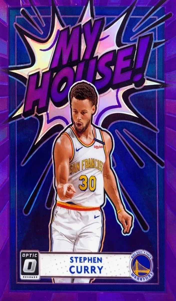 2020 Donruss Optic Basketball Purple Stephen Curry #5 PSA 10