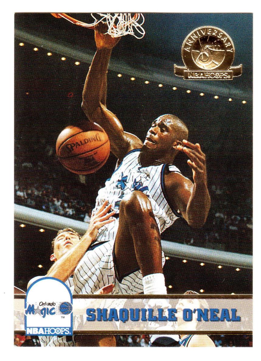 1993 Hoops Basketball 5th Anniversary Shaquille O'Neal #155 PSA 10