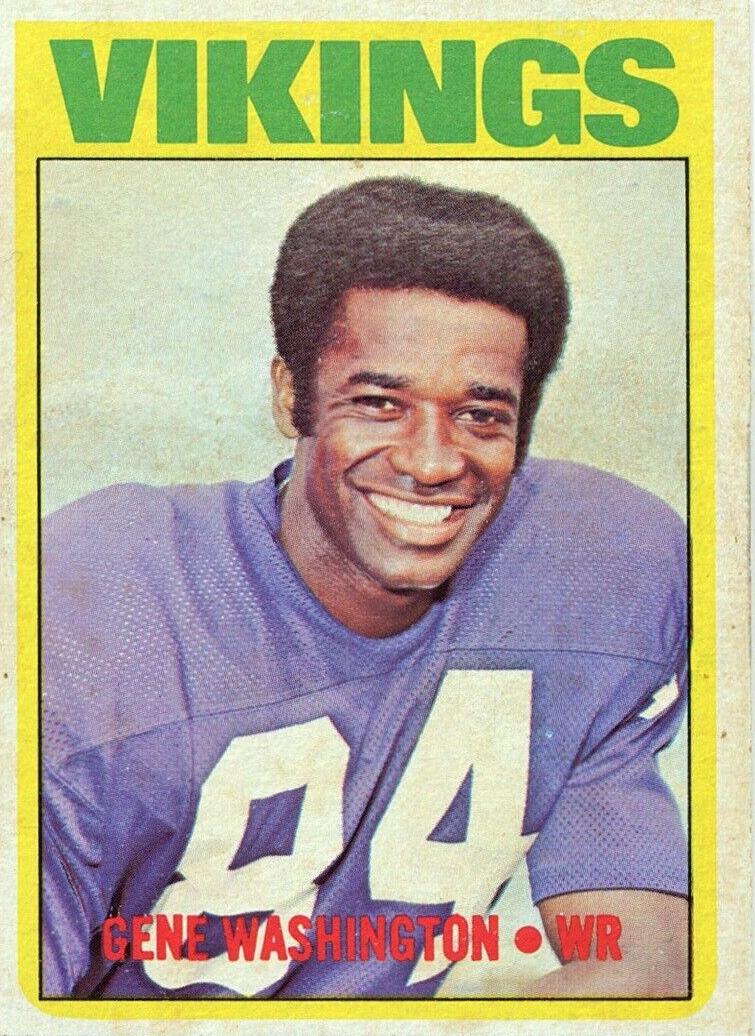 1972 Topps Football Gene Washington #218