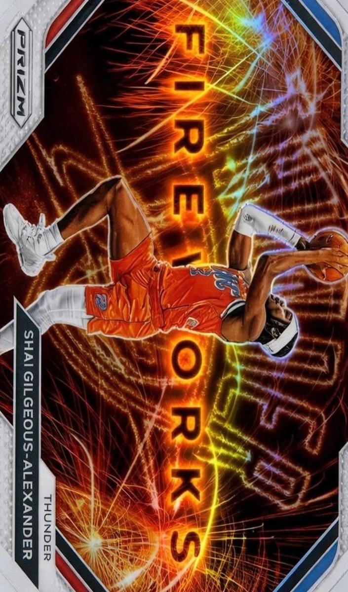 2023 Panini Prizm Basketball Silver Shai Gilgeous-Alexander #16 PSA 9