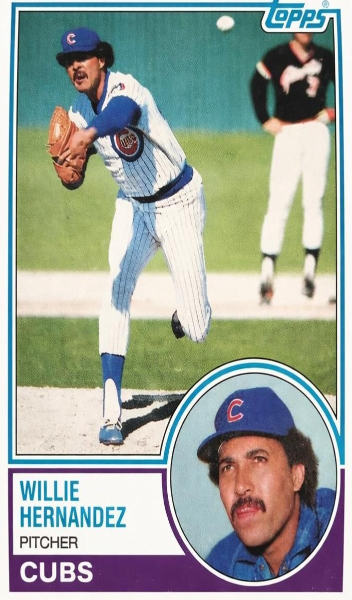 1983 Topps Baseball Willie Hernandez #568