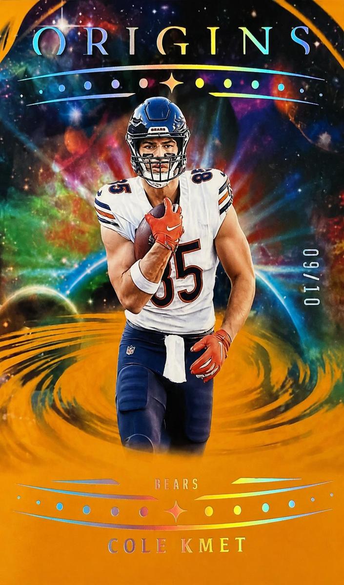 2025 Panini Origins Football Gold Cole Kmet #81