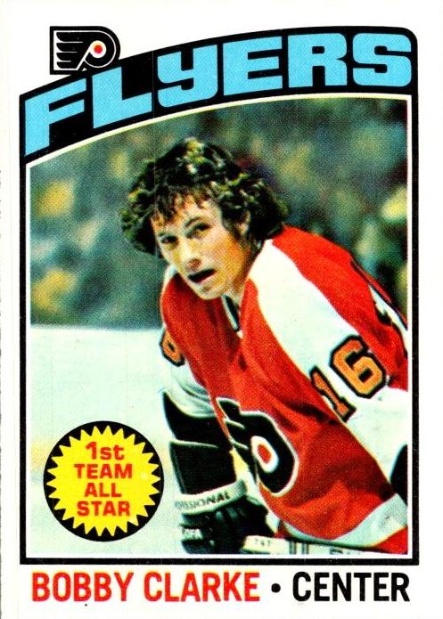 1976 Topps Hockey Bobby Clarke #70 PSA 7